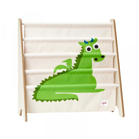 Baba kiegészítők - Raft organizator de carti pentru copii, Dragon, 3 Sprouts