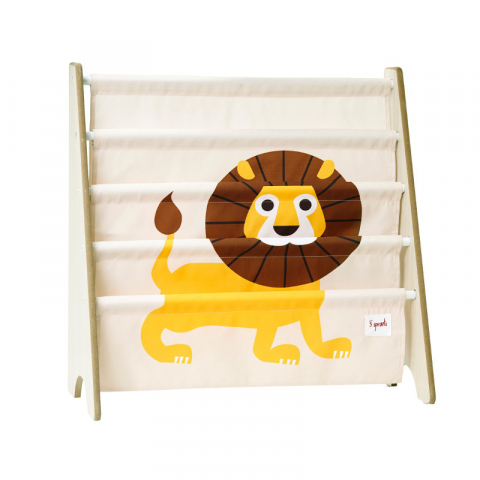 Baba kiegészítők - Raft organizator de carti pentru copii, Leu, 3 Sprouts