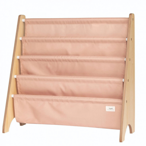 Raft organizator de carti pentru copii, material reciclat Clay, 3 Sprouts [3]