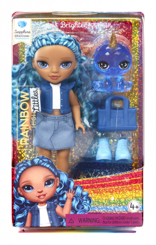 Játékok 3-5 éveseknek - Rainbow High Littles Papusa Sapphire Bradshaw