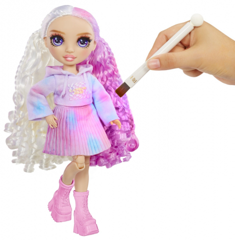 Rainbow High Watercolor Create Papusa Ochi Mov [6]