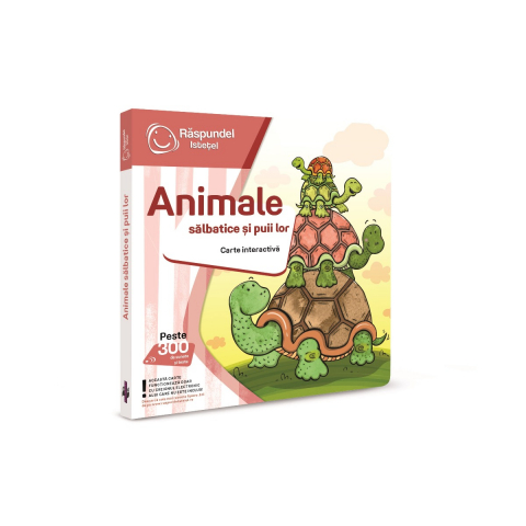 Jucarii 1-3 ani - Raspundel Istetel-Raspundel Istetel, carte Animale salbatice si puii lor