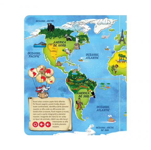 Raspundel Istetel, carte Atlasul lumii [1]