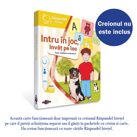 Jucarii 3-5 ani - Raspundel Istetel-Raspundel Istetel, carte Intru in joc, invat pe loc