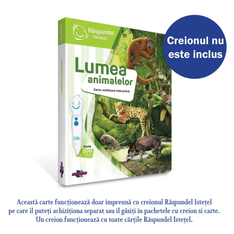 Jucarii 3-5 ani - Raspundel Istetel-Raspundel Istetel, carte Lumea animalelor