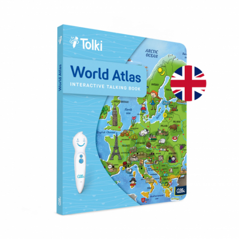 Játékok 6-8 éveseknek - Raspundel Istetel, carte World Atlas (limba engleza)