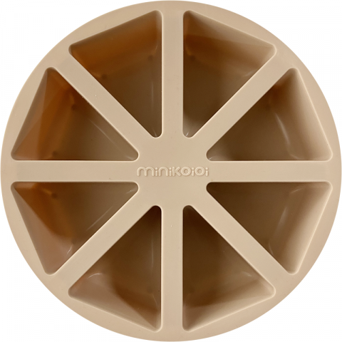 Játékok 0-12 hónaposoknak - Recipient de gatit Minikoioi, 100% Premium Silicon – Bubble Beige