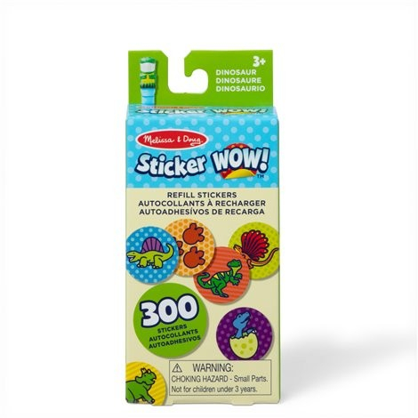 Jucarii sub 50 RON - Melissa & Doug-Rezerva autocolante Sticker WOW Dinozaur