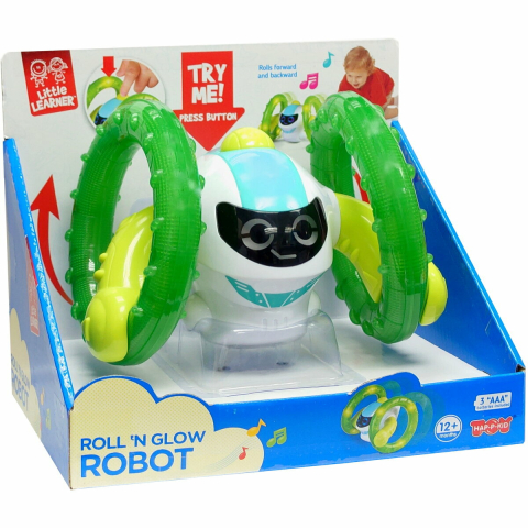 Jucarii educative - Little Learner-Robotel Roll N Glow