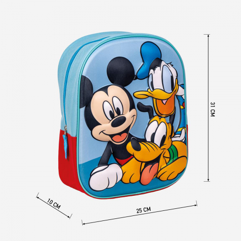 Rucsac 3D Mickey Mouse & Friends, 25x31x10 cm [4]