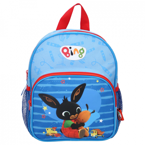 Jucarii 3-5 ani - Vadobag-Rucsac Bing Toys Are Fun Blue, Vadobag, 29x23x10 cm