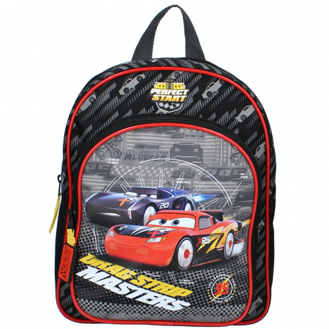 Jucarii 3-5 ani - Vadobag-Rucsac Cars Perfect Start Black, Vadobag, 30x25x11 cm