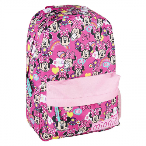 Játékok 3-5 éveseknek - Rucsac Cerda Minnie Mouse cu buzunar frontal, 28x38x12 cm
