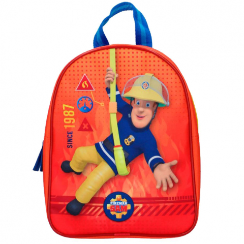 Jucarii 3-5 ani - Vadobag-Rucsac Fireman Sam Personal Best Red, 28x22x10 cm