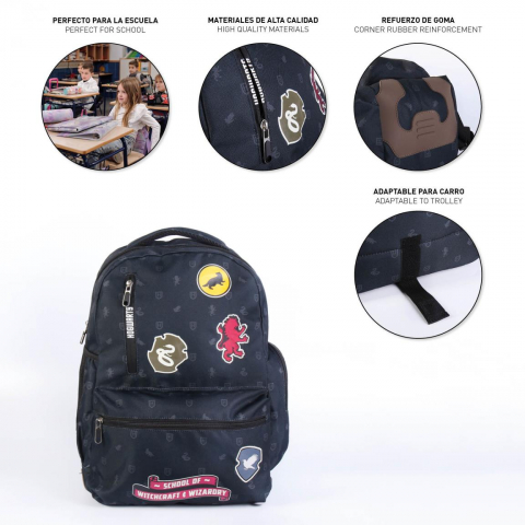 Cerda-Rucsac Harry Potter Hogwarts Navy, 30x13x44 cm [3]