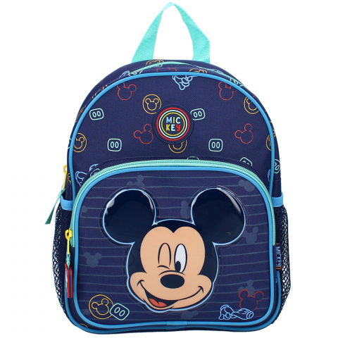 Jucarii 3-5 ani - Vadobag-Rucsac Mickey Mouse Be Kind Blue, Vadobag, 29x23x10 cm