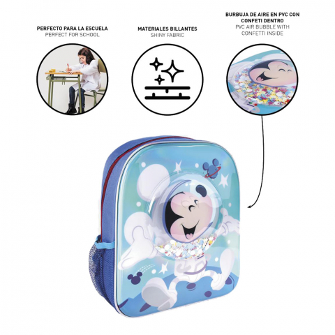 Cerda-Rucsac Mickey Mouse Confetti, 25x31x10 cm [5]