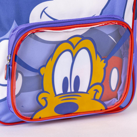 Cerda-Rucsac Mickey Mouse cu buzunar transparent, 25x30x12 cm [7]