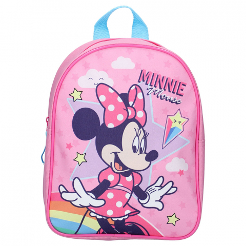 Jucarii 3-5 ani - Vadobag-Rucsac Minnie Mouse Stars and Rainbow, Vadobag, 28x22x10 cm