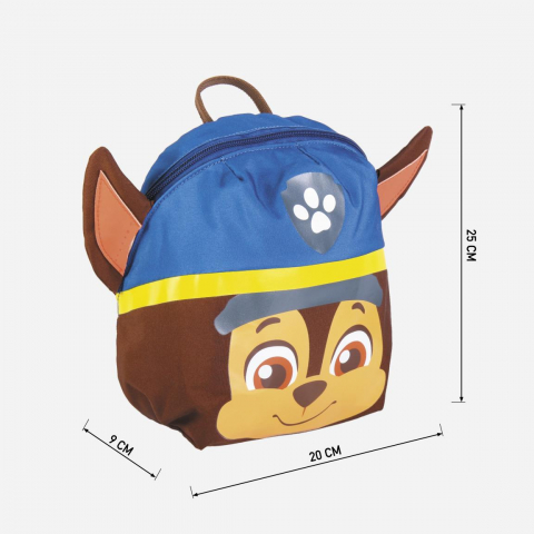 Rucsac Paw Patrol cu urechi, 9x20x25 cm [2]