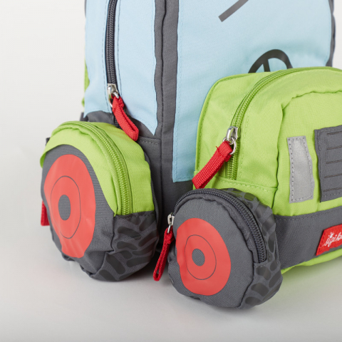 sigikid-Rucsac pentru copii Tractor cu roti si detalii 3D, Sigikid [4]