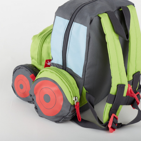 sigikid-Rucsac pentru copii Tractor cu roti si detalii 3D, Sigikid [6]
