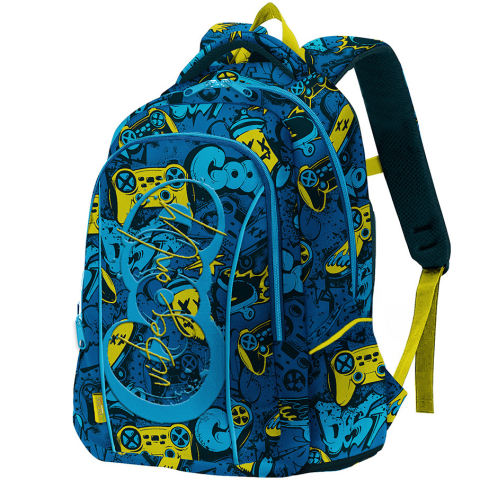 Oktató játékok - Rucsac Pigna Games Blue, 49x35x16 cm