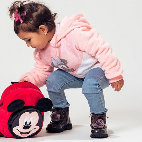 Cerda-Rucsac plusat Mickey Mouse, 18x22x8 cm [5]