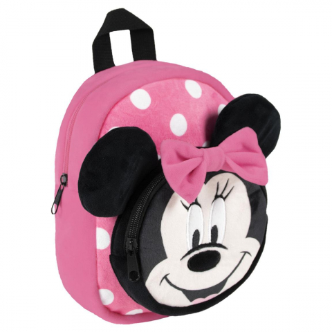 Játékok 3-5 éveseknek - Rucsac plusat Minnie Mouse, 18x22x8 cm