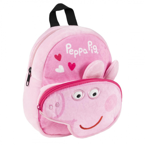 Játékok 3-5 éveseknek - Rucsac plusat Peppa Pig, 18x22x8 cm