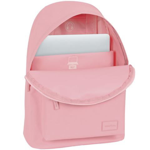 Safta-Rucsac Safta Basic Pink, buzunar laptop/tableta, 31x41x16 cm [2]