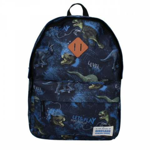 Játékok 3-5 éveseknek - Rucsac Skooter Dinogames Navy, Vadobag, 39x29x16 cm