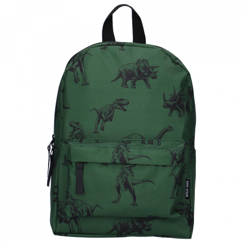 Játékok 3-5 éveseknek - Rucsac Skooter PL Dino Wild One Green, Vadobag, 33x23x12 cm