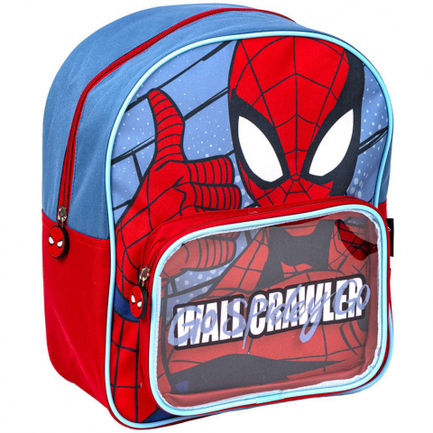 Jucarii 3-5 ani - Cerda-Rucsac Spiderman cu buzunar transparent, 25x30x12 cm