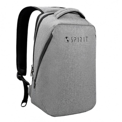 Játékok 3-5 éveseknek - Rucsac Spirit Tech Anti-furt, buzunar laptop, port USB, Gri, 45x35x18 cm