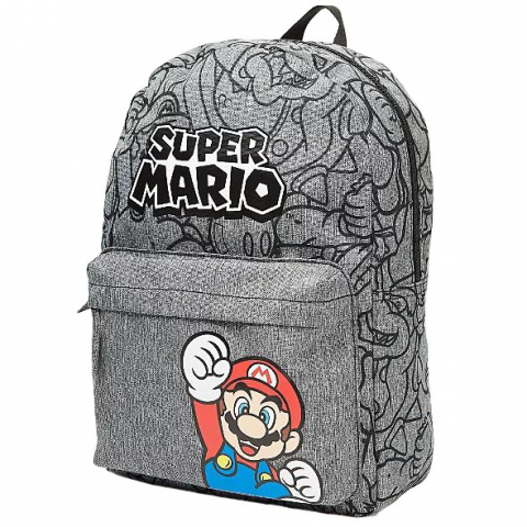 Jucarii 3-5 ani - Difuzed-Rucsac Super Mario cu buzunar frontal, 32x25x10 cm