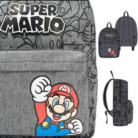Difuzed-Rucsac Super Mario cu buzunar frontal, 32x25x10 cm [2]