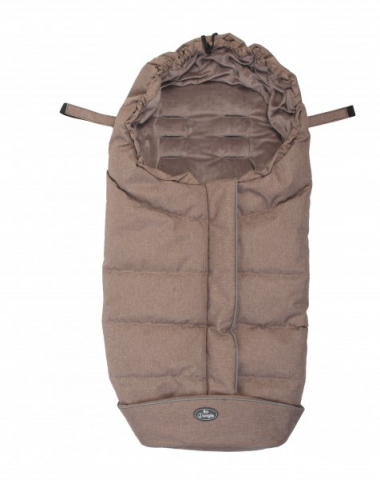 Cadouri botez - Sac-de-dormit-pentru-carucior-BO-Jungle-Taupe-cu-interior-fleece-BO-Jungle