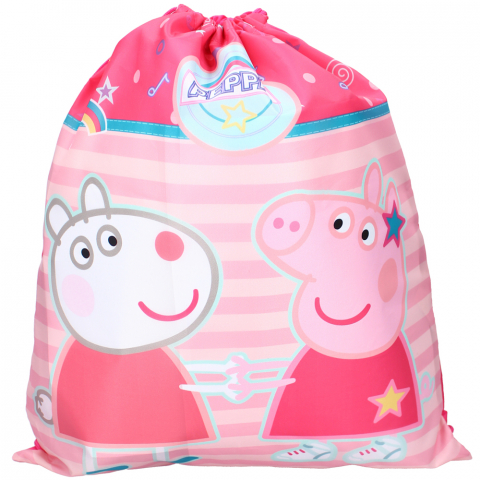 Játékok 3-5 éveseknek - Sac sport Peppa Pig Music And Dance, 44x36 cm
