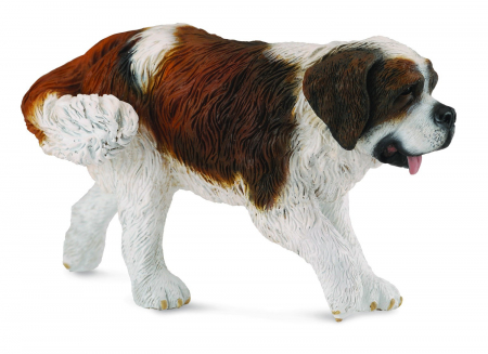 Háziállat figurák - Collecta-Saint-bernard-Animal-figurina