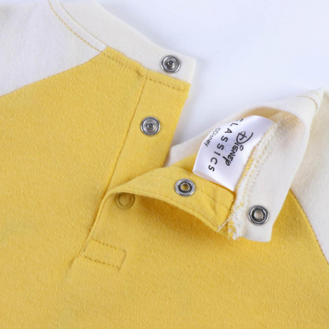 Salopeta (pijama) Winnie the Pooh cu maneca lunga si capse, 24 luni / 92 cm [3]