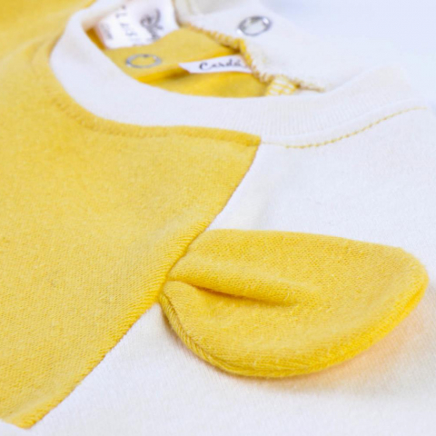 Salopeta (pijama) Winnie the Pooh cu maneca lunga si capse, 36 luni / 98 cm [2]
