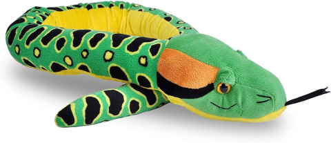 Sarpe ANACONDA verde inchis- Jucarie Plus Wild Republic 137 cm [1]