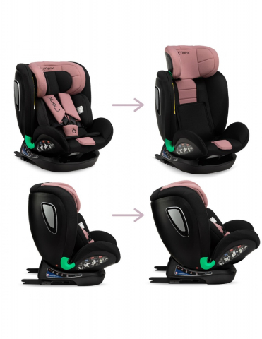 Scaun Auto I-Size 40-150 cm, Rear Facing, Momi Urso - Pink [1]