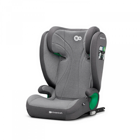Játékok 0-12 hónaposoknak - Scaun Auto Kinderkraft Junior Fix2 I-Size, 100-150 Cm, Rocket Grey