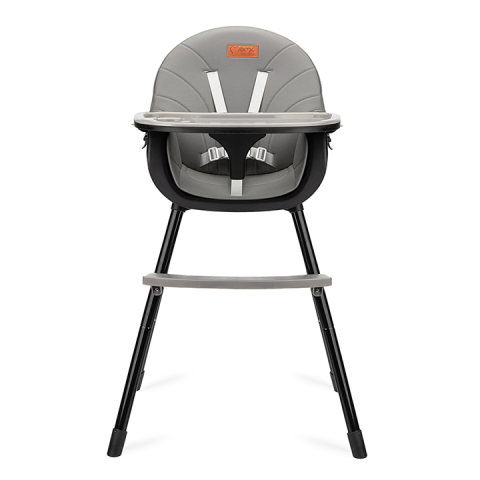 Scaun de masa copii Momi Reki, Piele ecologica, Black [1]