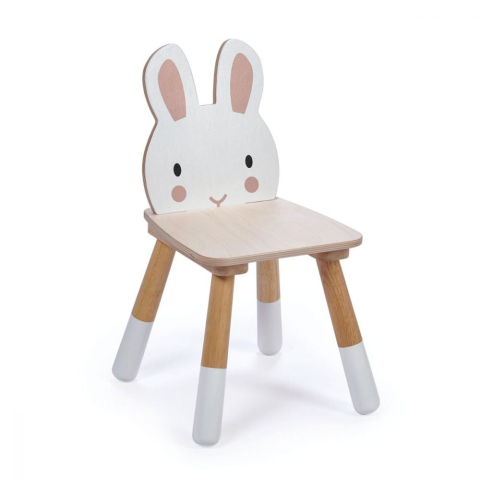 Oktató játékok - Scaunel Iepuras, din lemn premium - Forest Rabbit Chair - Tender Leaf Toys