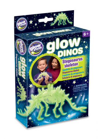 Olcsó ajándékok gyerekeknek - Brainstorm-Schelet-Stegosaurus-reflectorizant