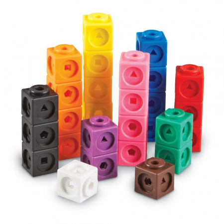 Cifre si matematica - Learning-Resources-Set-100-cuburi-Abilitati-matematice