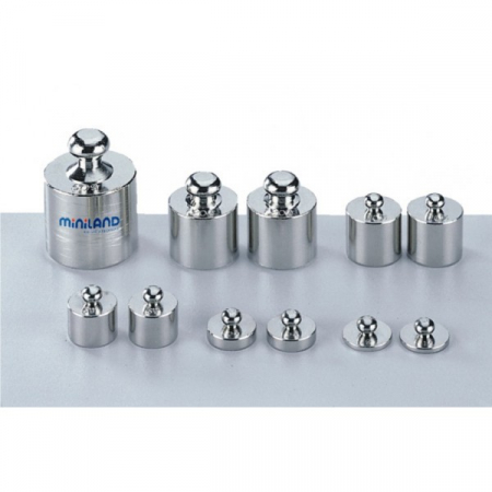 Jocuri si Jucarii Educative - Miniland Set 11 greutati metalice pentru balante